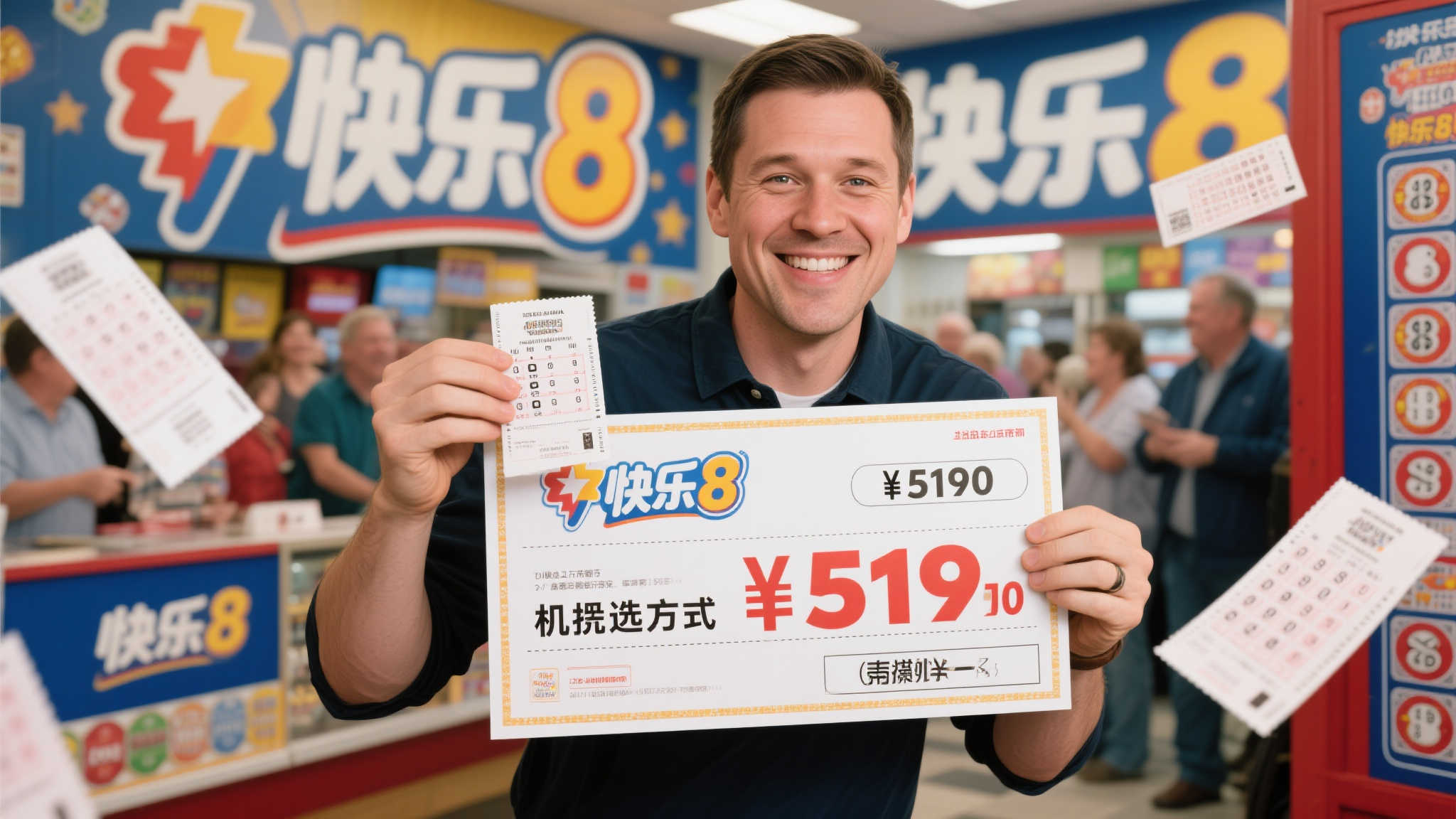 男子坚持购买快乐8游戏,机选喜中519万大奖 男子坚持购买快乐8游戏,机选喜中519万大奖