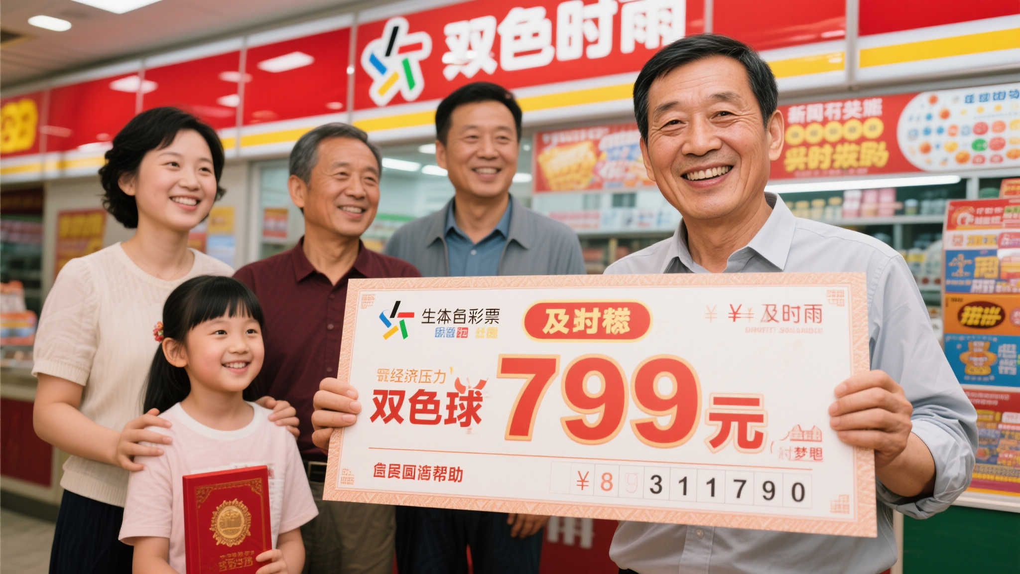 彩民凭自选号码喜中双色球799万,奖金助子女减轻经济负担 彩民凭自选号码喜中双色球799万,奖金助子女减轻经济负担