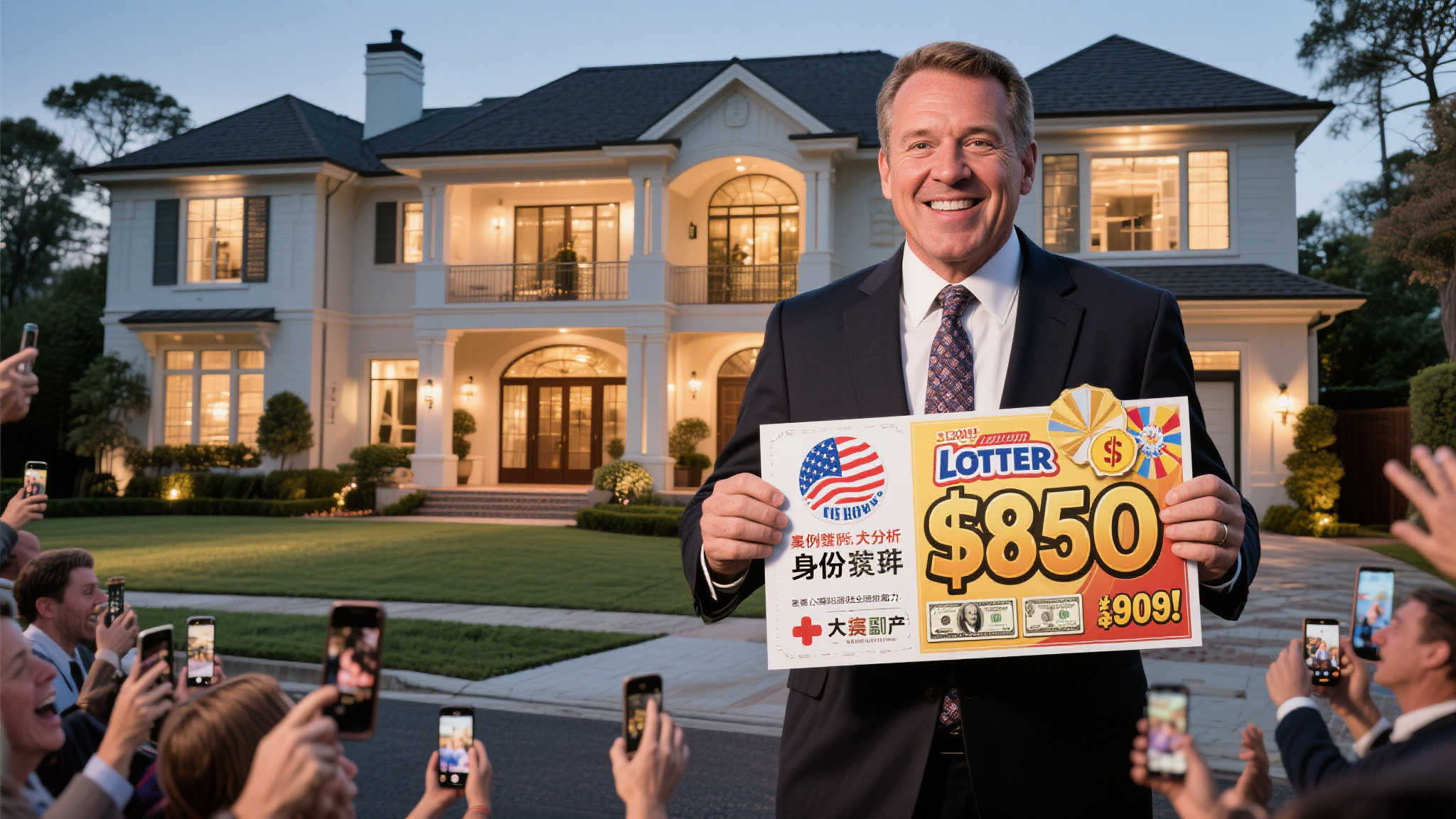 20亿美元彩票得主被诉曝光身份,新购豪宅引关注 20亿美元彩票得主被诉曝光身份,新购豪宅引关注