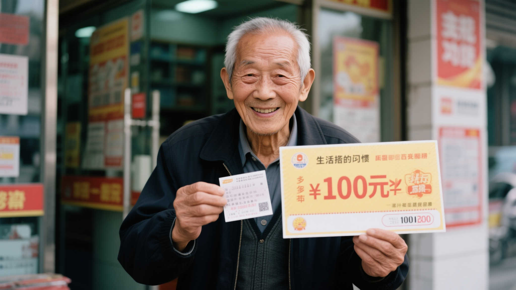 老伯机选喜中大乐透3423万 一夜激动难眠